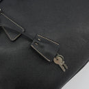 PRADA Tote Bag Saffiano leather Black Silver Auth 188279SAV-15