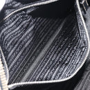 PRADA Tote Bag Saffiano leather Black Silver Auth 188279SAV-23