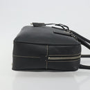 PRADA Tote Bag Saffiano leather Black Silver Auth 188279SAV-4