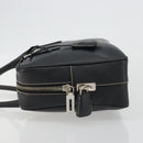 PRADA Tote Bag Saffiano leather Black Silver Auth 188279SAV-5