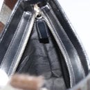 Salvatore Ferragamo Shoulder Bag Harako leather Black Silver Auth 188284A-18