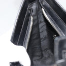 Salvatore Ferragamo Shoulder Bag Harako leather Black Silver Auth 188284A-19
