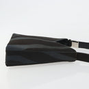 Salvatore Ferragamo Shoulder Bag Harako leather Black Silver Auth 188284A-4