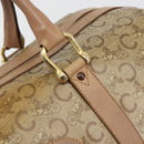 CELINE C Sulky Hand Bag PVC Beige Gold Auth 188286-19