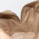 CELINE C Sulky Hand Bag PVC Beige Gold Auth 188286-22