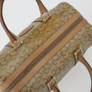 CELINE C Sulky Hand Bag PVC Beige Gold Auth 188286-6