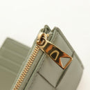BOTTEGA VENETA MAXI INTRECCIATO Wallet Leather Beige Gold Auth 188290M-9