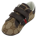 GUCCI GG Canvas Sherry Line Baby Shoes Beige Auth 188291A-2
