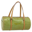 LOUIS VUITTON Monogram Vernis Bedford Hand Bag Baby Blue M91007 LV Auth 188297-1