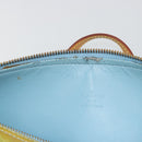 LOUIS VUITTON Monogram Vernis Bedford Hand Bag Baby Blue M91007 LV Auth 188297-10