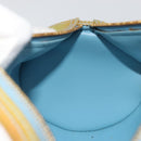 LOUIS VUITTON Monogram Vernis Bedford Hand Bag Baby Blue M91007 LV Auth 188297-19