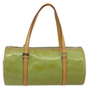 LOUIS VUITTON Monogram Vernis Bedford Hand Bag Baby Blue M91007 LV Auth 188297-13