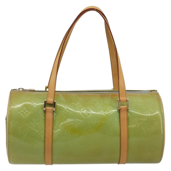 LOUIS VUITTON Monogram Vernis Bedford Hand Bag Baby Blue M91007 LV Auth 188297