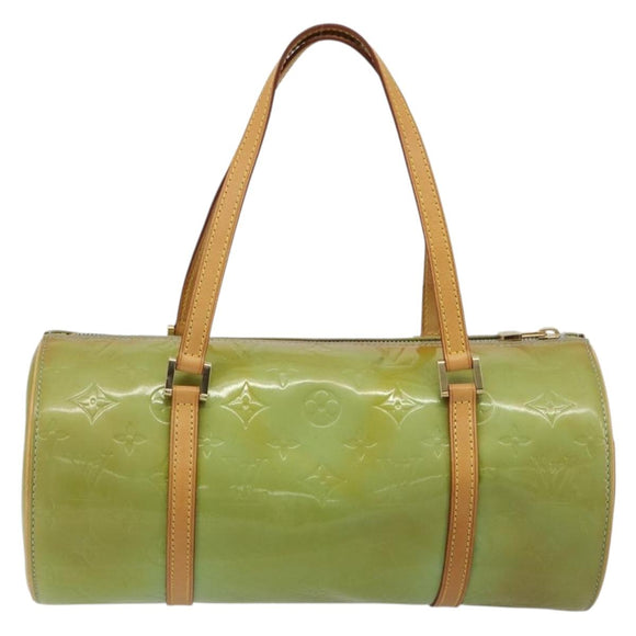 LOUIS VUITTON Monogram Vernis Bedford Hand Bag Baby Blue M91007 LV Auth 188297