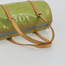 LOUIS VUITTON Monogram Vernis Bedford Hand Bag Baby Blue M91007 LV Auth 188297-7