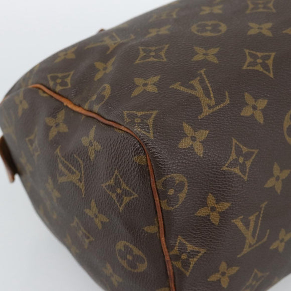 LOUIS VUITTON Monogram Speedy 25 Hand Bag M41528 LV Auth 188303