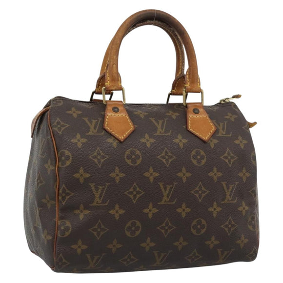 LOUIS VUITTON Monogram Speedy 25 Hand Bag M41528 LV Auth 188303