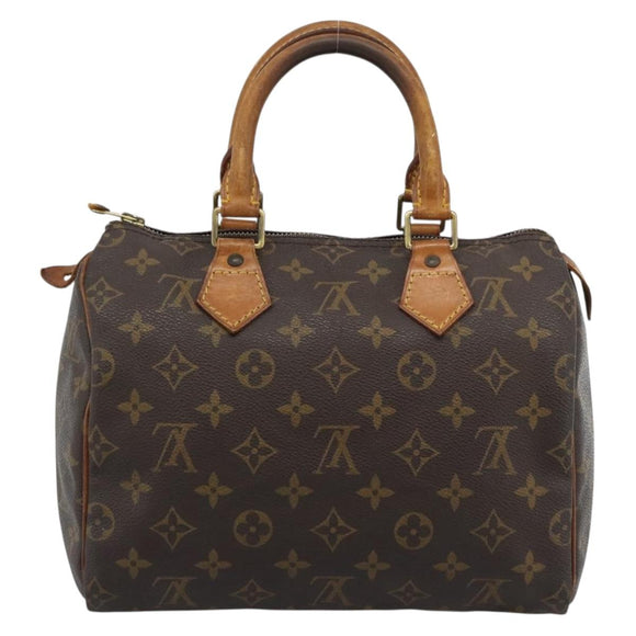 LOUIS VUITTON Monogram Speedy 25 Hand Bag M41528 LV Auth 188303