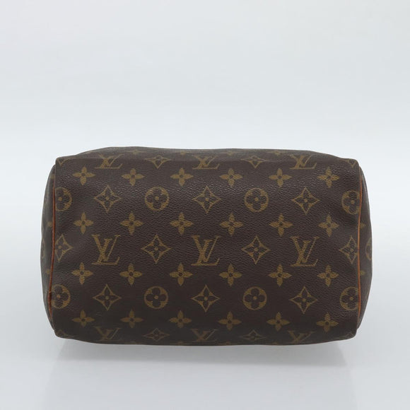 LOUIS VUITTON Monogram Speedy 25 Hand Bag M41528 LV Auth 188303