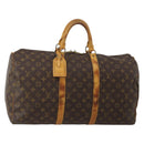 LOUIS VUITTON Monogram Keepall 50 Boston Bag M41426 LV Auth 188304-1
