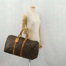 LOUIS VUITTON Monogram Keepall 50 Boston Bag M41426 LV Auth 188304-22