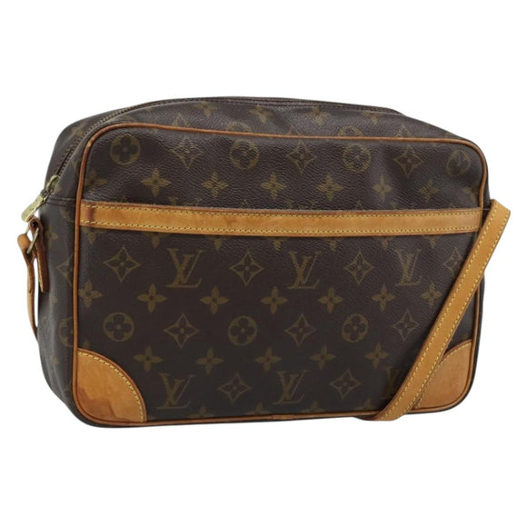 LOUIS VUITTON Monogram Trocadero 30 Schoudertas M51272 LV Auth 188307