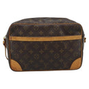 LOUIS VUITTON Monogram Trocadero 30 Schoudertas M51272 LV Auth 188307-13