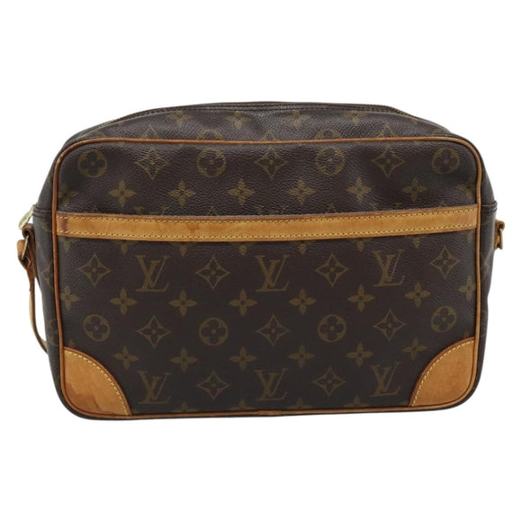 LOUIS VUITTON Monogram Trocadero 30 Schoudertas M51272 LV Auth 188307
