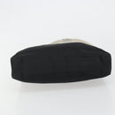PRADA Hand Bag Nylon Black Silver Auth 188308A-10