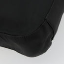 PRADA Hand Bag Nylon Black Silver Auth 188308A-14