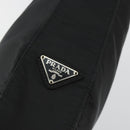 PRADA Hand Bag Nylon Black Silver Auth 188308A-15