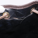 Burberrys Nova Check Shoulder Bag Canvas Beige Gold Auth 188310-12