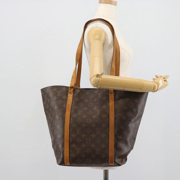 LOUIS VUITTON Monogram Sac Shopping GM Tote Bag M51110 LV Auth 188311