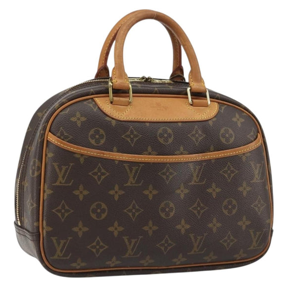 LOUIS VUITTON Monogram Trouville Hand Bag M42228 LV Auth 188313A