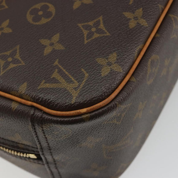 LOUIS VUITTON Monogram Trouville Hand Bag M42228 LV Auth 188313A