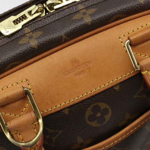 LOUIS VUITTON Monogram Trouville Hand Bag M42228 LV Auth 188313A