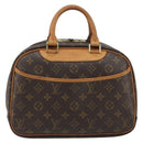 LOUIS VUITTON Monogram Trouville Hand Bag M42228 LV Auth 188313A-13
