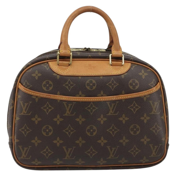 LOUIS VUITTON Monogram Trouville Hand Bag M42228 LV Auth 188313A