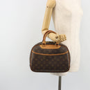 LOUIS VUITTON Monogram Trouville Hand Bag M42228 LV Auth 188313A-24