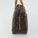LOUIS VUITTON Monogram Trouville Hand Bag M42228 LV Auth 188313A-4