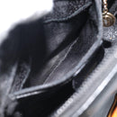 GUCCI Bamboo Hand Bag Leather Black Gold 007 2865 0231 Auth 188314-20