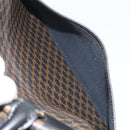 CELINE Macadam Canvas Hand Bag PVC Leather Black Gold Auth 188316V-21