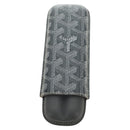 GOYARD Cigarette Case PVC Leather Gray Auth 188319M-5