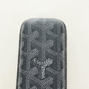 GOYARD Cigarette Case PVC Leather Gray Auth 188319M-7
