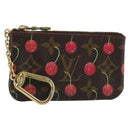 LOUIS VUITTON Monogram Cherry Pochette Cles Coin Purse M95042 LV Auth 188320A-1
