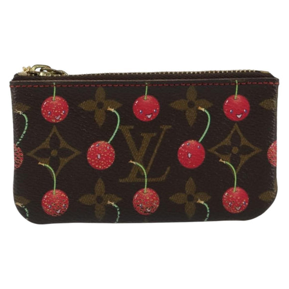 LOUIS VUITTON Monogram Cherry Pochette Cles Coin Purse M95042 LV Auth 188320A