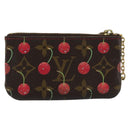 LOUIS VUITTON Monogram Cherry Pochette Cles Coin Purse M95042 LV Auth 188320A-3