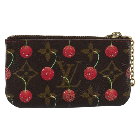 LOUIS VUITTON Monogram Cherry Pochette Cles Coin Purse M95042 LV Auth 188320A