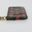 LOUIS VUITTON Monogram Cherry Pochette Cles Coin Purse M95042 LV Auth 188320A-5