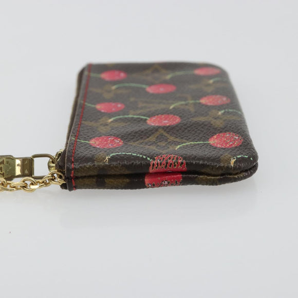 LOUIS VUITTON Monogram Cherry Pochette Cles Coin Purse M95042 LV Auth 188320A